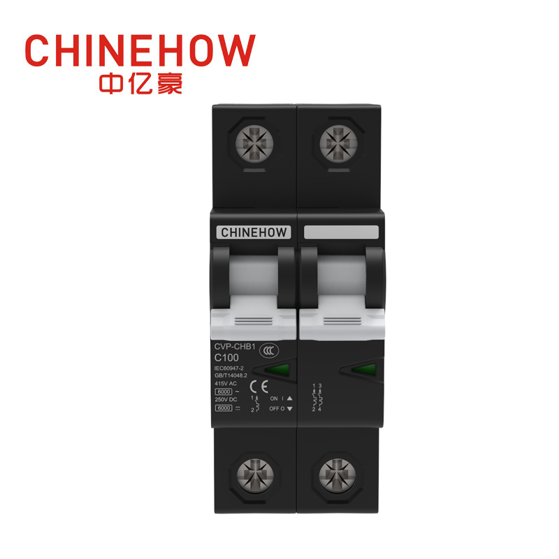 CVP-CHB1 ซีรี่ส์ IEC 2P Black Miniature Circuit Breaker