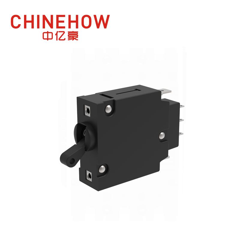 CVP-BM Hudraulic Magnetic Circuit Breaker แอคชูเอเตอร์ด้ามยาวพร้อมแท็บ (QC250) สวิตช์เสริม 1P