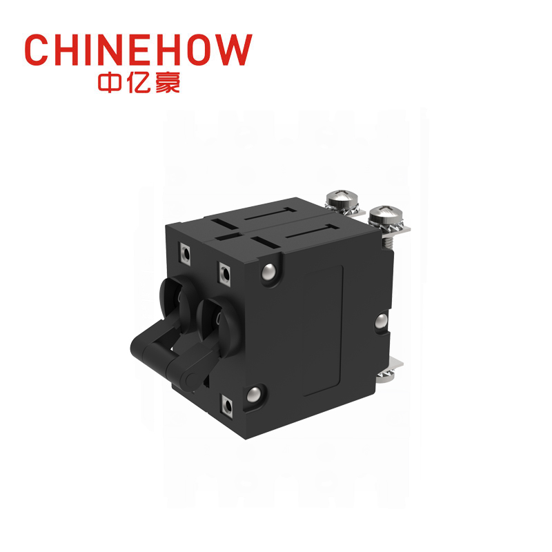 CVP-BM Hudraulic Magnetic Circuit Breaker Long Handle Per Pole Actuator with M4 Screw Bus 2P 