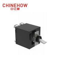 CVP-SM Hudraulic Magnetic Circuit Breaker Paddle Actuator พร้อม M4 Screw Bus 2P สีดำ