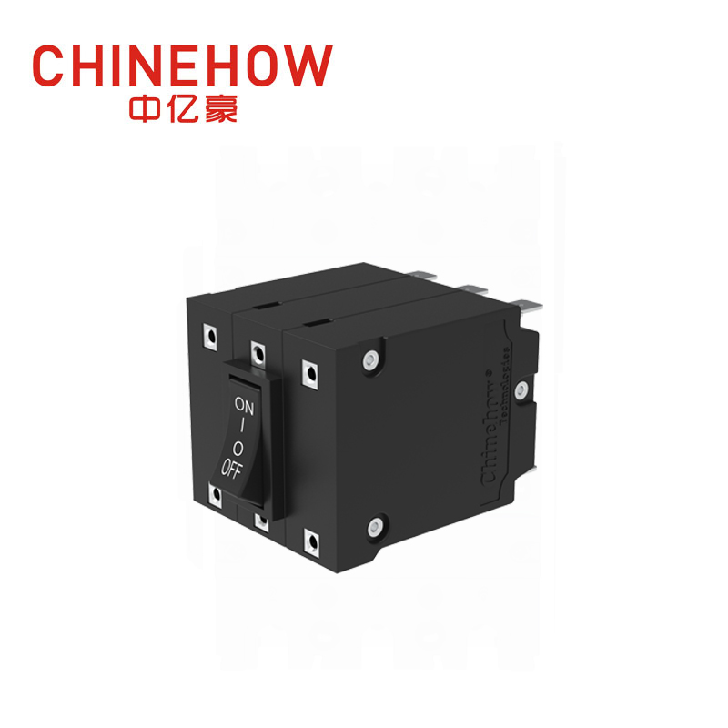 CVP-BM Hudraulic Magnetic Circuit Breaker Angle Rocker Actuator พร้อมแท็บ (QC250) 3P 