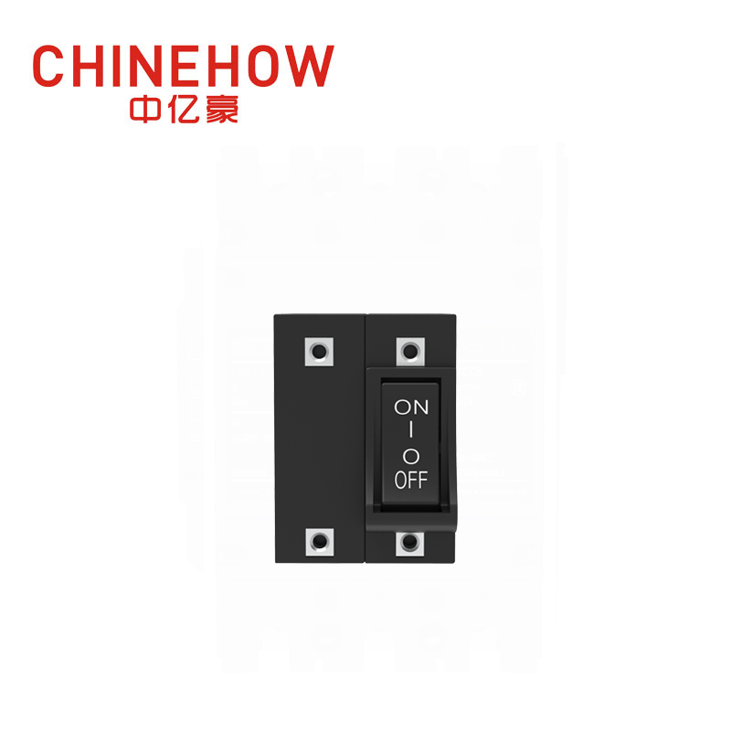 CVP-BM Hudraulic Magnetic Circuit Breaker Angle Rocker พร้อม Guard Actuator พร้อม M4 Screw Bus 2P 