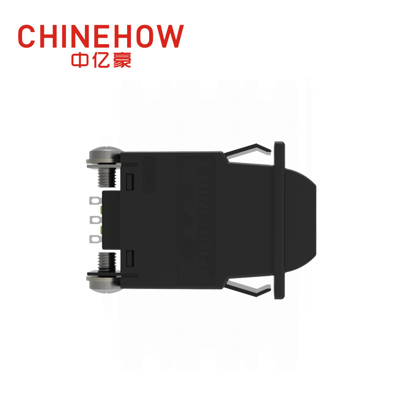 CVP-SM Hudraulic Magnetic Circuit Breaker Angle Rocker พร้อม Guard Actuator พร้อม M4 Screw Bus 1P Black Auxiliary Switch