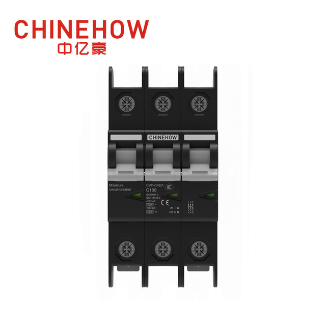 CVP-CHB1 ซีรี่ส์ 3P Black Miniature Circuit Breaker
