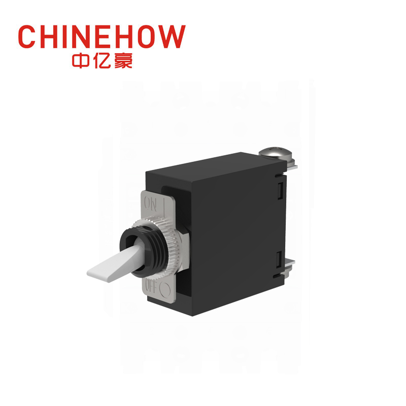 CVP-SM Hudraulic Magnetic Circuit Breaker Paddle Actuator พร้อม M4 Screw Bus 1P สีดำ