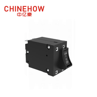 CVP-BM Hudraulic Magnetic Circuit Breaker Angle Rocker พร้อม Guard Actuator พร้อมแท็บ (QC250) 2P 