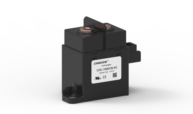 100A แรงดันสูงคอนแทคเตอร์ 1500VDC รีเลย์ปิดผนึกเซรามิก