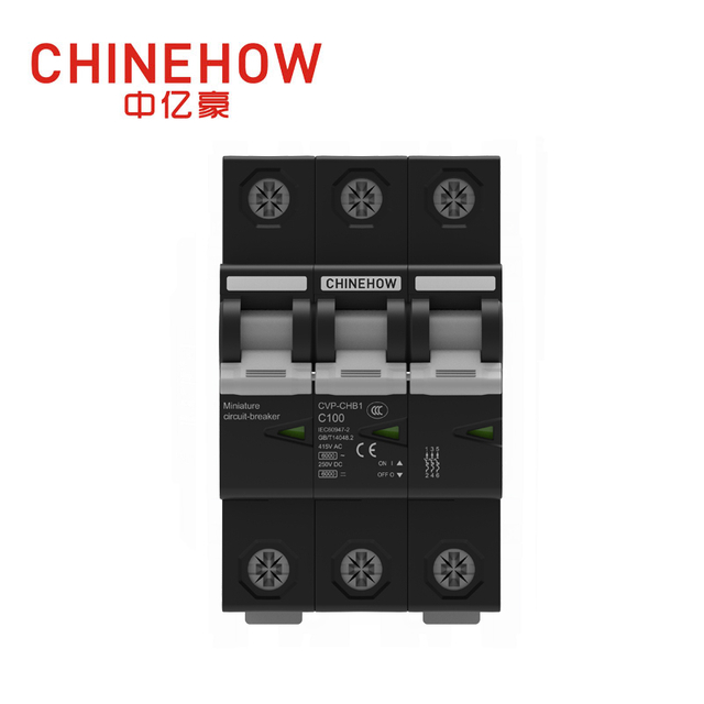 CVP-CHB1 ซีรี่ส์ IEC 3P Black Miniature Circuit Breaker