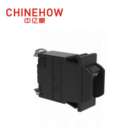 CVP-SM Hudraulic Magnetic Circuit Breaker Angle Rocker พร้อม Guard Actuator พร้อม M4 Screw Bus 1P Black Auxiliary Switch