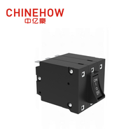 CVP-BM Hudraulic Magnetic Circuit Breaker Angle Rocker พร้อม Guard Actuator พร้อมแท็บ (QC250) 3P 