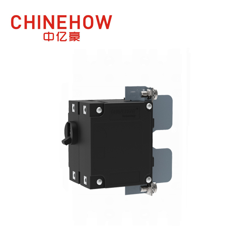 CVP-TH Hudraulic Magnetic Circuit Breaker แอคชูเอเตอร์ด้ามสั้นพร้อมสกรู M5 งอ 90° 2P 