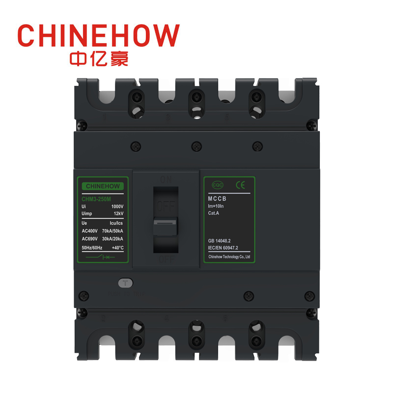 CHM3-250M/4 ตัวตัดวงจรกรณีแม่พิมพ์