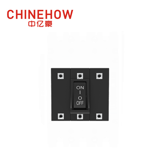 CVP-BM Hudraulic Magnetic Circuit Breaker Angle Rocker พร้อม Guard Actuator พร้อม M4 Screw Bus 3P 
