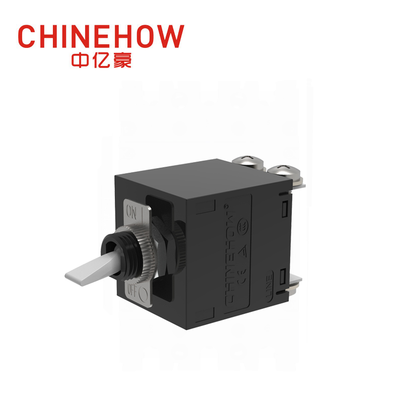 CVP-SM Hudraulic Magnetic Circuit Breaker Paddle Actuator พร้อม M4 Screw Bus 2P สีดำ