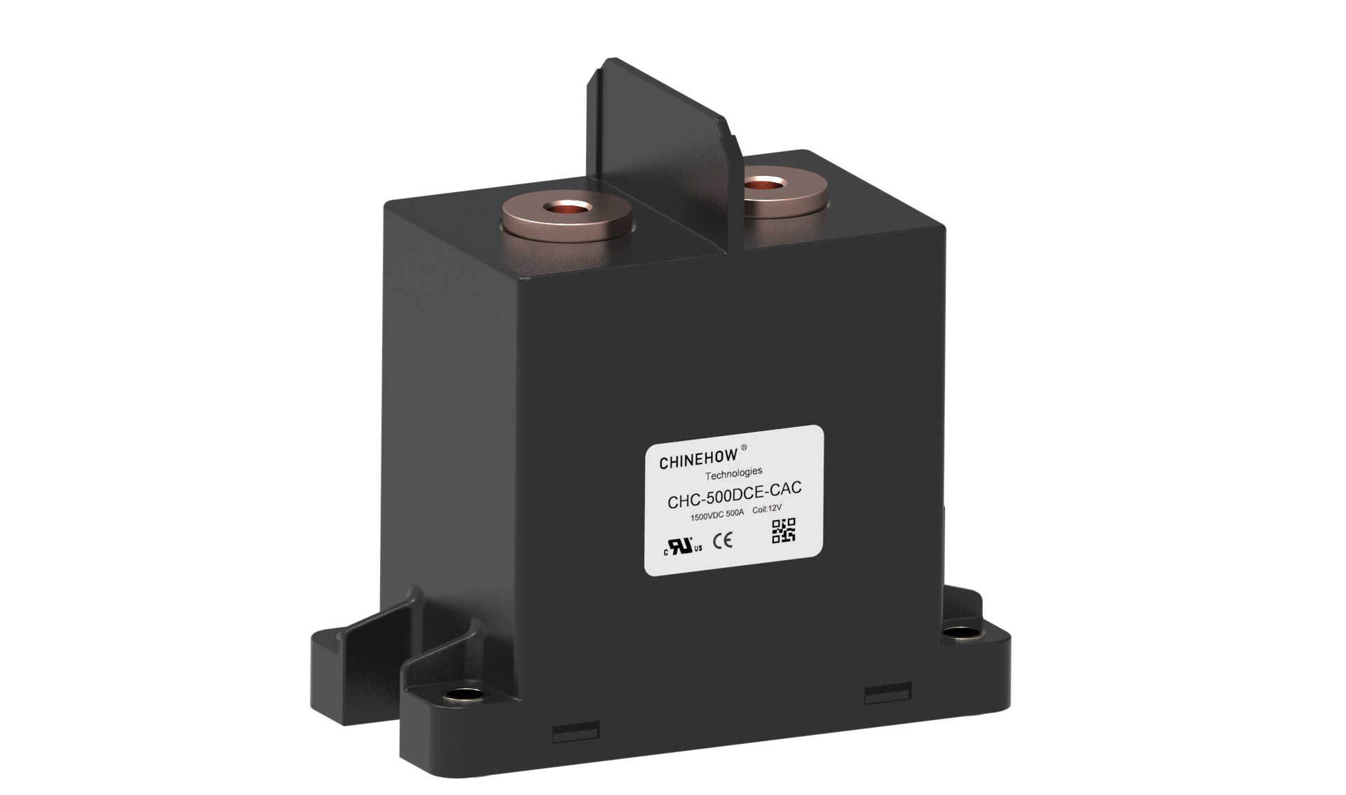 600A EV/HEV CERAMIC DC Contontor 500A 600A รีเลย์ 1500VDC 24V 48V DC รีเลย์สำหรับการชาร์จ EV