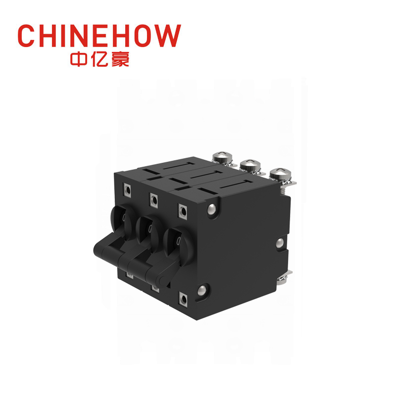 CVP-BM Hudraulic Magnetic Circuit Breaker มือจับยาวต่อยูนิตแอคชูเอเตอร์พร้อม M4 Screw Bus 3P 